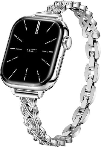 Suitisbest Gold Bracelet for Apple Watch Bands Women Series 1-11/SE/Ultra in Saudi Arabia