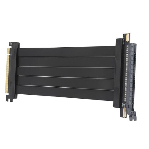 Graphics Card Extender, 180 Degree Shielded Core 26GB/s, PCIE 4.0 X16 Riser Cable Gold Plated Contact for Chassis in Kuwait