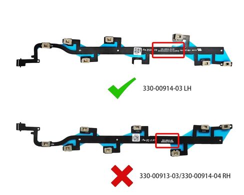 Hupaivrmrar Left Locating Ring Flex Cable For Meta Oculus Quest 2 VR Handle Controller cable Repair Replacement Part Accessory Number 330-00914-03 LH in Kuwait