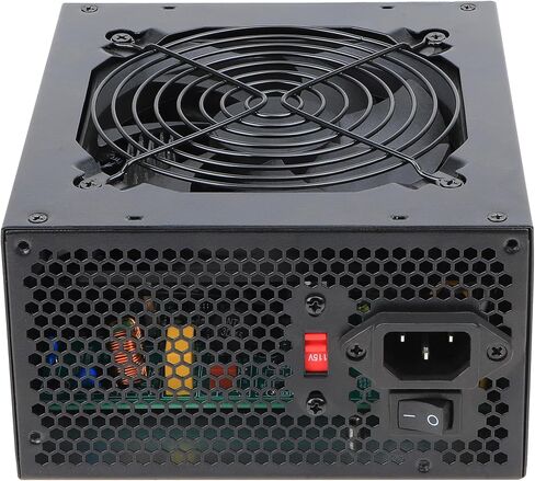 ESGAMING 650W PSU - Non-Modular ATX Power Supply with Auto-Thermally Controlled 120mm Fan and 6+2 Pin Connectors, PFC Protection 115/230V Switch in Saudi Arabia