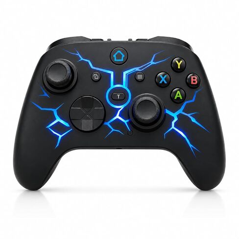 CFORWARD X Box One Controller with 2.4G Adapter, Wireless Gamepad for X Box 1/Series X/S & PC Win10+, With Dual Vibration, Turbo, Programmable Buttons, RGB LED Lighting, Third-Party Controller in Kuwait