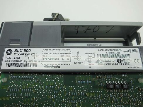 ALLEN BRADLEY 1747-L551 SLC500 SER A CPU Processor Unit SLC 5/05 D510423 in Kuwait