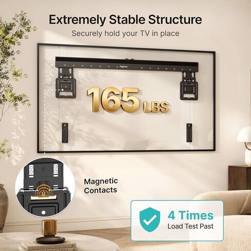 Pegzone Ultra Slim TV Wall Mount for 43-100 Inch TVs, Holds up to 165 lbs in Kuwait