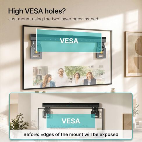Pegzone Ultra Slim TV Wall Mount for 43-100 Inch TVs, Holds up to 165 lbs in Kuwait