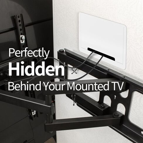 in-Wall TV Box, Media Enclosure, 9 Inches Inwall Cable Management, Organize System Devices, Dual Purpose in-wall Enclosure for TV Home Theater Box, White in Kuwait