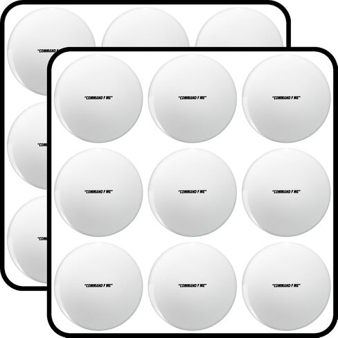 Command F Me Funny Computer Keyboard Shortcut Joke Text Design for Tech Geeks Programmers Office Humor Gift 2 Inch 18-Pack Waterproof Vinyl Decals in Saudi Arabia