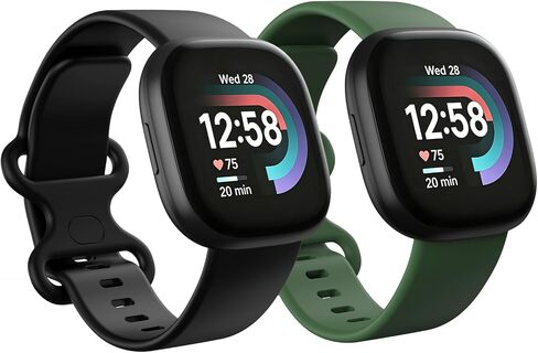2 Pack Compatible with Fitbit Sense/Versa 3 / Versa 4 / Sense 2 Bands in Saudi Arabia