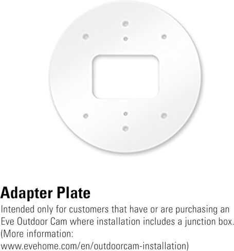 Eve Outdoor Cam (White Edition) – Secure floodlight Camera, (HomeKit Secure Video), 1080p, Night Vision, Wi-Fi (2.4 GHz), Motion Sensor, Two-Way Communication, Flexible & Easy Installation in Kuwait