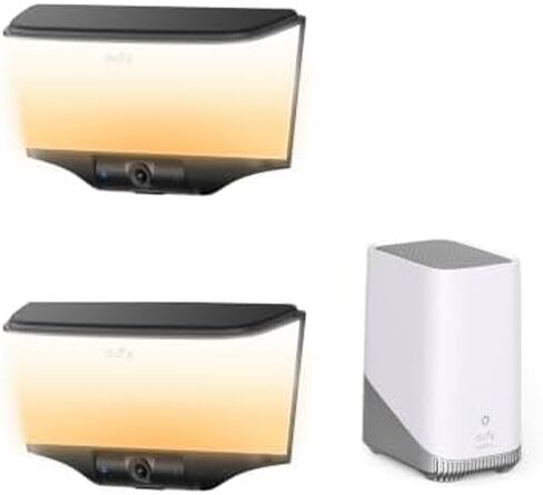 eufy Wall Light Cam S4 (2-Pack), 4K Ultra HD, Solar Security Cameras in Saudi Arabia