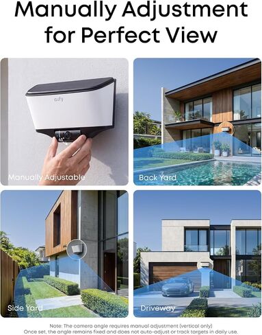 eufy Wall Light Cam S4 (2-Pack), 4K Ultra HD, Solar Security Cameras in Saudi Arabia