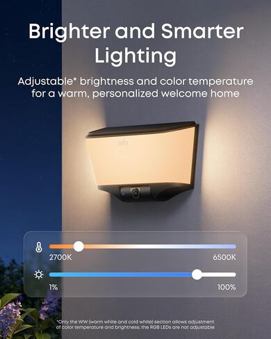 eufy Wall Light Cam S4 (2-Pack), 4K Ultra HD, Solar Security Cameras in Saudi Arabia
