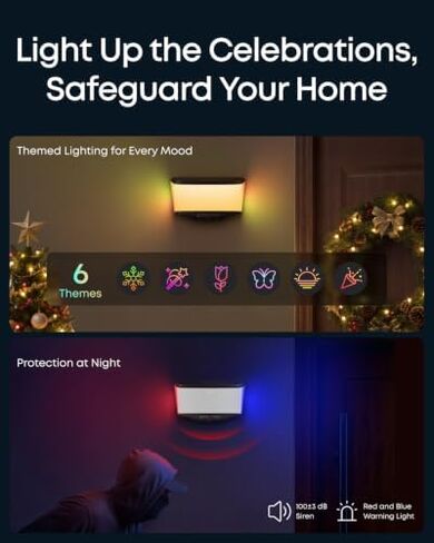 eufy Wall Light Cam S4 (2-Pack), 4K Ultra HD, Solar Security Cameras in Saudi Arabia