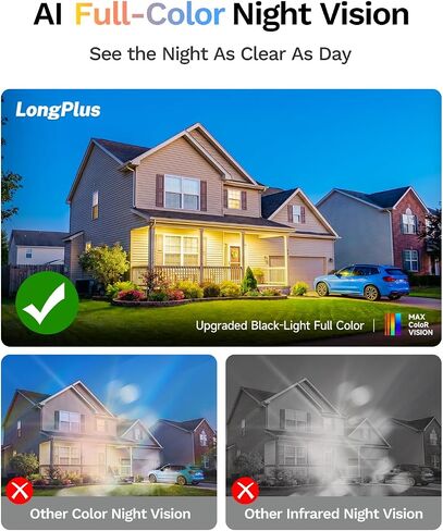 LongPlus 5MP 3K Indoor Window Camera, 2 Pack Safe View Window Camera in Kuwait