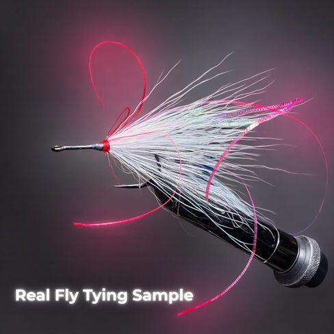 Fly Tying Materials - 8 Colors Crystal Flash, 8 Packs 1mm Width Synthetic Fiber for Streamer Nymph Flies and Lure Making in Kuwait