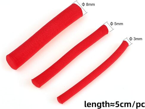 60-pcs 10 Strands/Pack Round Floating Foam Strips, Dry Fly Tying Material for Floating Flies3mm5mm8mm in Kuwait