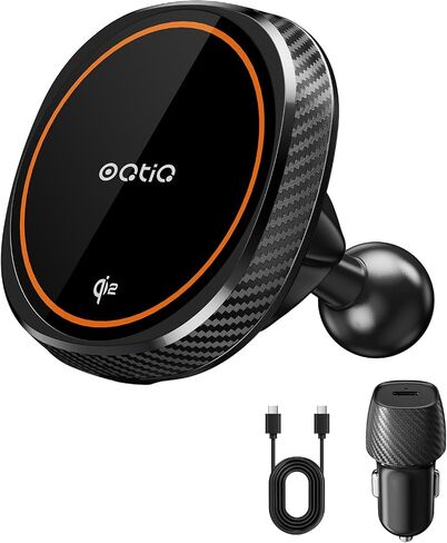 OQTIQ 20mm Qi2 Magnetic Charging Ball Mount, 15W, for MagSafe, Cooling Fan in Kuwait