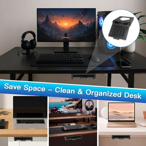 Retractable Under Desk Mount for Elgato Stream Deck MK.2 (15 Keys) with Mounting Screws, Accessories for Elgato Stream Deck MK.2 in Kuwait