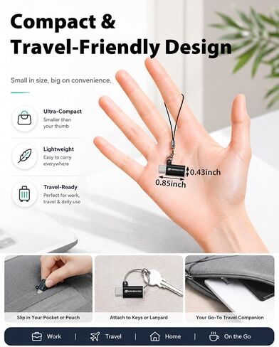 Cyberguys! USB Data Blocker 2-Pack – Charge-Only Type C Adapter in Saudi Arabia