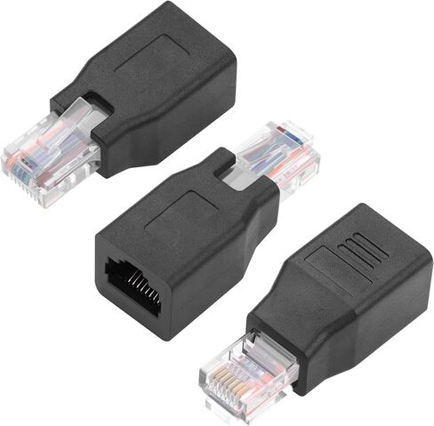 3PCS RJ45 Ethernet Adapter,Cat6 Male to Female Network Connector in Saudi Arabia