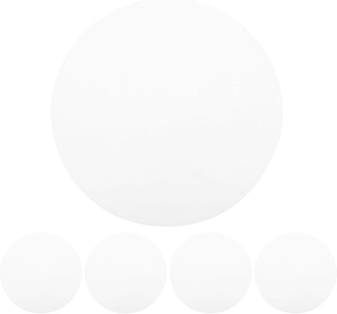 INOOMP 5pcs Round Lamp Shade Diffuser, White Acrylic Disc Lamp Diffuser in Saudi Arabia
