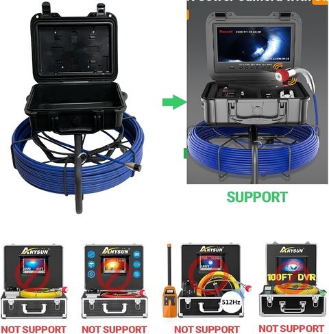 ANYSUN Sewer Camera's Accessories- Cable (Model: 9DX23) 150FT in Saudi Arabia