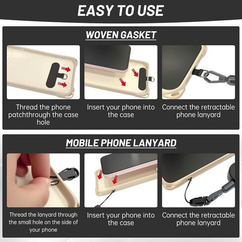 2 Pack Retractable Cell Phone Tether Anti Theft with Locking Carabiner in Kuwait