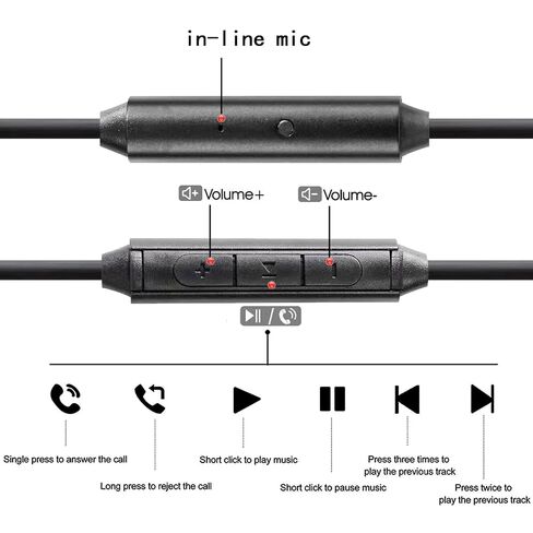 Earphone Replacement Cable,MMCX Connector Compatible for Shure SE846 SE535 SE215 SE315 SE425 UE900s LZ A4 A5 TIN T2 PRO T3 Plus W30 W40 4.2ft(3.5mm w/mic) in Kuwait