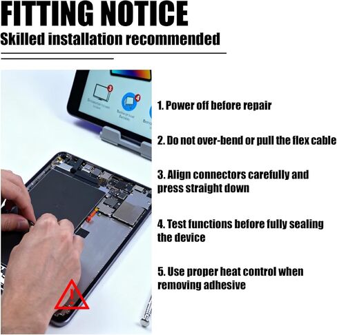 Full Screw Set Replacement for iPad 11 11th Gen 11 Inch 2025 - Complete Internal Screws Repair Kit with 3 Professional Screwdrivers - Compatible with Model A3355 A3356 A3354 in Kuwait
