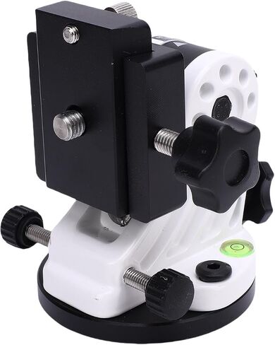 Fabater Telescope Latitude Adjustment Seat 0-90 Degree Aluminum Alloy Precise Dual Knob Fine Angle Adjusting for Astronomical Telescope Equatorial Mount Accessories (White) in Kuwait