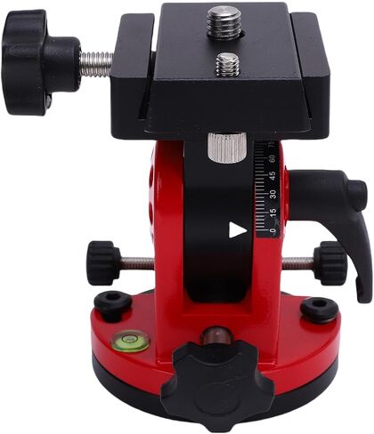 Fabater Telescope Latitude Adjustment Seat 0-90 Degree Aluminum Alloy Precise Dual Knob Fine Angle Adjusting for Astronomical Telescope Equatorial Mount Accessories (Red) in Kuwait
