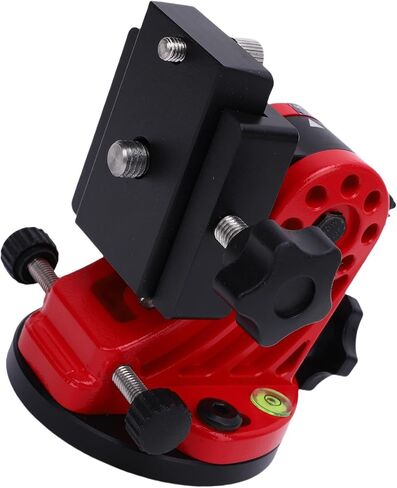 Fabater Telescope Latitude Adjustment Seat 0-90 Degree Aluminum Alloy Precise Dual Knob Fine Angle Adjusting for Astronomical Telescope Equatorial Mount Accessories (Red) in Kuwait