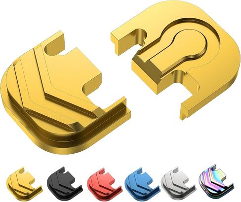 Slide/Upper Cover Back Plate for Glock Gen 1,2,3,4 Aluminum (Gold) in Kuwait