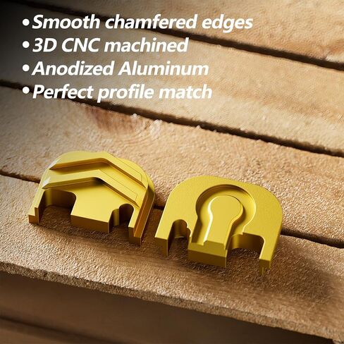 Slide/Upper Cover Back Plate for Glock Gen 1,2,3,4 Aluminum (Gold) in Kuwait