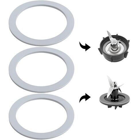 3 Pcs Blender Gasket for Oster and Osterizer Blender O-Ring Rubber Ring Seal Rings Replacement Parts Accessories in Kuwait