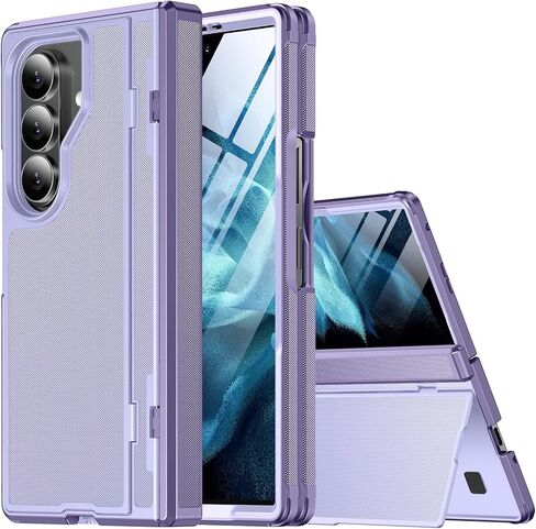 xiwxi for Samsung Galaxy Z Fold 8 Ultra Case with Screen Protector (Built-in Kickstand & Full Body Hinge Protection)(Mil-Grade Drop Protection)(Wireless Charging Compatible) Shockproof Phone Case in Saudi Arabia
