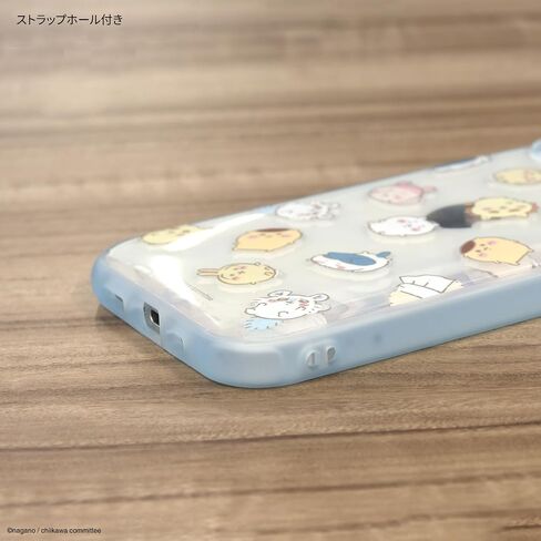 Gourmandies Chiikawa IIfit Clear iPhone 15/14/13 Case Full Pattern CK-24B in Saudi Arabia