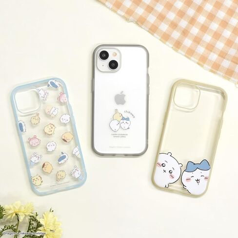 Gourmandies Chiikawa IIfit Clear iPhone 15/14/13 Case Full Pattern CK-24B in Saudi Arabia