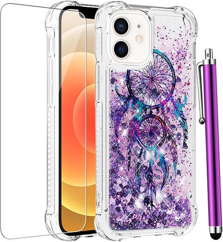 for iPhone 11 Phone Case, Cute Glitter Sparkle, Pink Blue in Kuwait