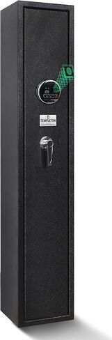 Templeton Biometric Rifle Safe, Quick Access Gun Safe, 4 Rifle, Silent Mode in Kuwait