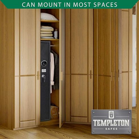 Templeton Biometric Rifle Safe, Quick Access Gun Safe, 4 Rifle, Silent Mode in Kuwait