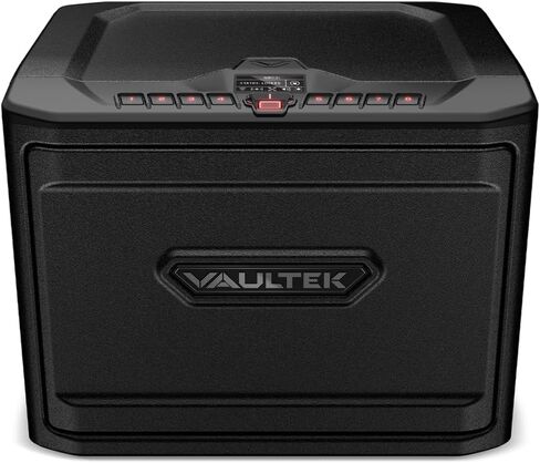 VAULTEK MX Series High Capacity Smart Handgun Safe Multiple Pistol Storage Smart Safe with Biometric Scanner, Live Alerts, Modular Interior, and Auto-Open Door (Biometric + WiFi) in Kuwait