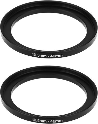 2PCS 40.5mm to 46mm Step Up Filter Ring Adapter for Convert Cameras 40.5mm Filter Ring to 46mm Filter Ring in Kuwait