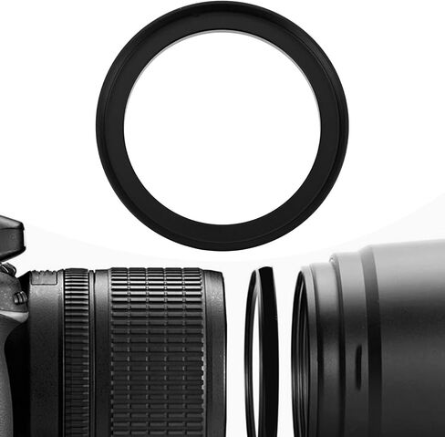 2PCS 40.5mm to 46mm Step Up Filter Ring Adapter for Convert Cameras 40.5mm Filter Ring to 46mm Filter Ring in Kuwait