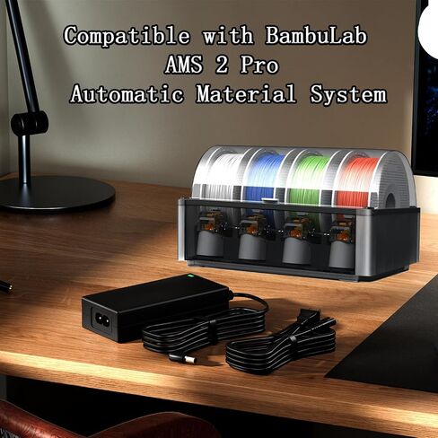 24V Power Supply Cord Compatible with Bambu Lab AMS 2 Pro Automatic Material System for Honor ADS-96HLA-19-1 24096E 96W Adapter Replacement Charger Cord Cable PSU Mains in Kuwait