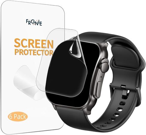 Screen Protector Designed for Poounur Smart Watch 2.01" (6Pack) in Kuwait