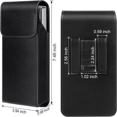 Leather Phone Holster for Z Fold 8 Ultra Case /Z Fold 7 Case with Belt Clip in Kuwait