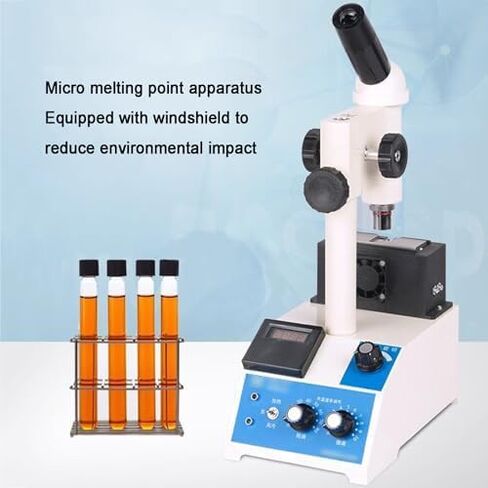 Digital Melting Point Apparatus with Microscope, 40X Magnification, Max Temperature 320℃, Laboratory Testing Equipment for Accurate Sample Analysis in Kuwait