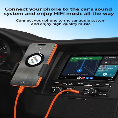 4ft USB C to 3.5mm Audio Aux Jack Cable,iPhone 17 Aux Cord for iPhone 17 16 15 Pro Max Air,Type C to 3.5mm Aux Headphone Stereo Cord Car Cable for Samsung Galaxy S25 S24 Note 20, Pixel 9, iPad Pro in Saudi Arabia
