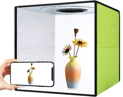 30cm Folding Portable Ring Light Photo Lighting Studio Shooting Tent Box Kit with 6 Colors Backdrops for Shooting Small Products Such As Toys Food Jewelry Watch and Items in Saudi Arabia