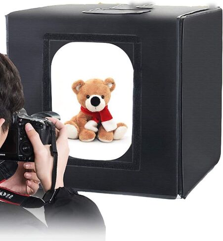 Portable Foldable Photo Studio Box with LED Light - 31.531.531.5 Inches/80cm Photography Lighting Tent Kit for Product Display in Saudi Arabia
